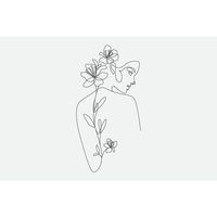 Inductiebeschermer - Rose body - 71x52 cm - thumbnail