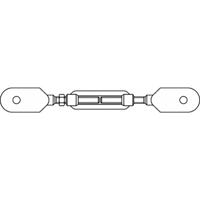 TOOLCRAFT TO-6866061 Spanschroef M30 Staal Verzinkt DIN 1480 1 stuk(s)