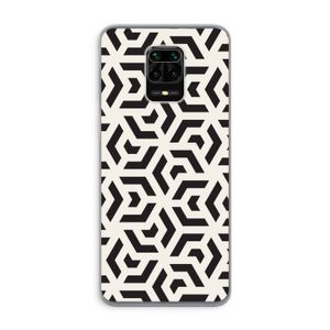 Crazy pattern: Xiaomi Redmi Note 9 Pro Transparant Hoesje