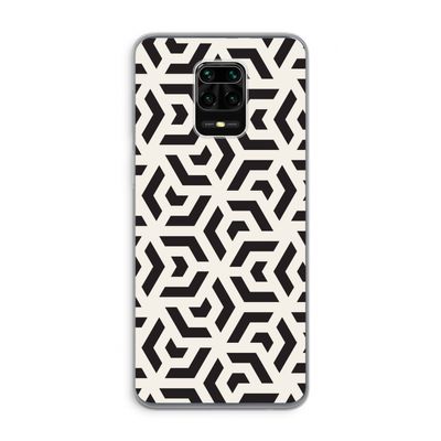 Crazy pattern: Xiaomi Redmi Note 9 Pro Transparant Hoesje
