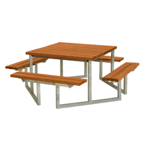 Picknicktafel Vierkant Twist Teak