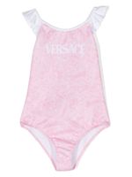 Versace Kids maillot de bain à volants - Rose