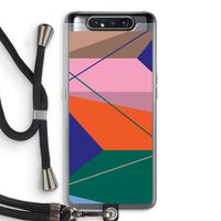 Gestalte 1: Samsung Galaxy A80 Transparant Hoesje met koord