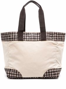 10 CORSO COMO sac cabas à imprimé géométrique - Tons neutres