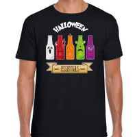 Halloween verkleed t-shirt heren - bier monster - zwart - themafeest outfit - thumbnail