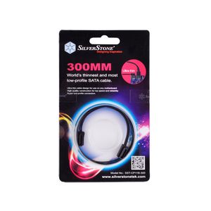 Silverstone CP11 SATA-kabel 0,3 m Zwart