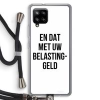 Belastinggeld: Samsung Galaxy A42 5G Transparant Hoesje met koord