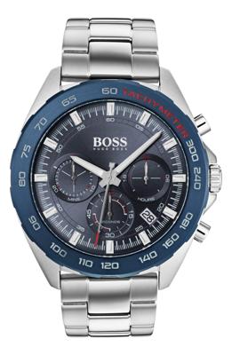 Boss heren chronograaf intensiteit roestvrij stalen armbandhorloge 44 mm