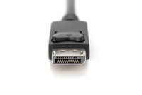 Digitus AK-330111-020-S HDMI-kabel DisplayPort / HDMI Aansluitkabel DisplayPort-bus, HDMI-A-stekker, USB-A stekker 2 m Zwart 4K UHD, Afgeschermd (dubbel), - thumbnail