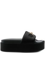 Versace sandales Medusa '95 à plateforme - Noir