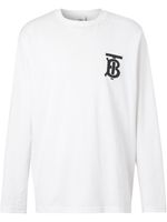 Burberry t-shirt à logo poitrine - Blanc