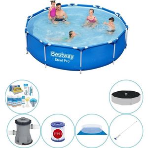 Bestway Steel Pro Rond 305x76 cm - Zwembad Combinatie Pakket