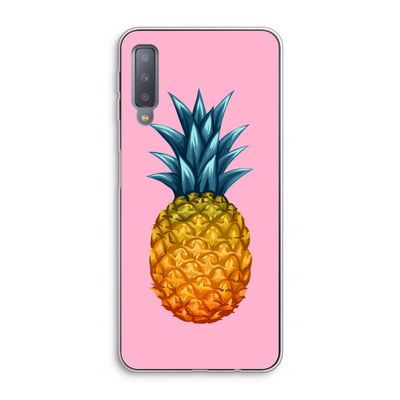 Grote ananas: Samsung Galaxy A7 (2018) Transparant Hoesje
