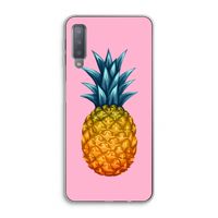 Grote ananas: Samsung Galaxy A7 (2018) Transparant Hoesje