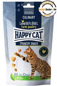 Happy Cat Culinary Crunchy Snack Kat Snacks Wortel, Kip 70 g