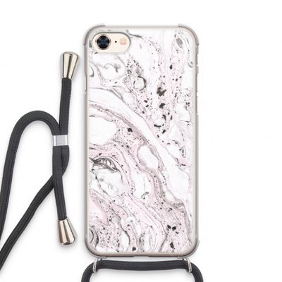 Mengelmoes: iPhone 7 Transparant Hoesje met koord