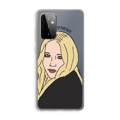 Mary Kate: Samsung Galaxy A72 Transparant Hoesje