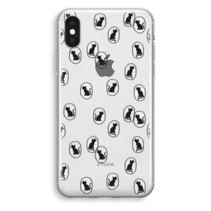 Miauw: iPhone X Transparant Hoesje