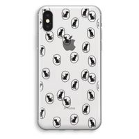 Miauw: iPhone X Transparant Hoesje