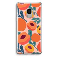 Perzik: Samsung Galaxy S9 Transparant Hoesje