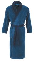 Carl Ross Carl Ross badjas met sjaalkraag 665200 night blue/sapphire 60/62