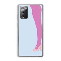 Pink panty: Samsung Galaxy Note 20 / Note 20 5G Transparant Hoesje