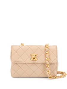 CHANEL Pre-Owned mini sac à bandoulière matelassé (1990) - Rose