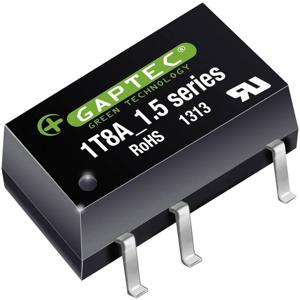 Gaptec 10070417 DC/DC-converter, SMD 12 V/DC 9 V/DC 111 mA 1 W Aantal uitgangen: 1 x Inhoud 1 stuk(s)