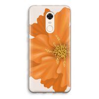 Orange Ellila flower: Xiaomi Redmi 5 Transparant Hoesje