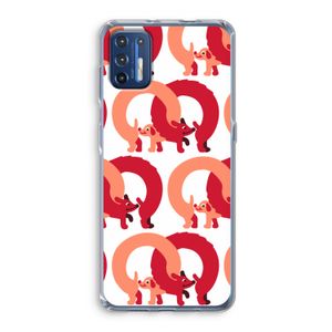 Dogs: Motorola Moto G9 Plus Transparant Hoesje