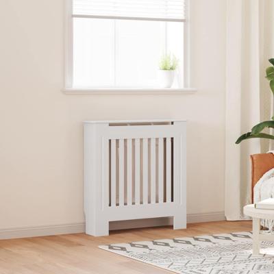 Radiatorombouw 78 cm MDF wit