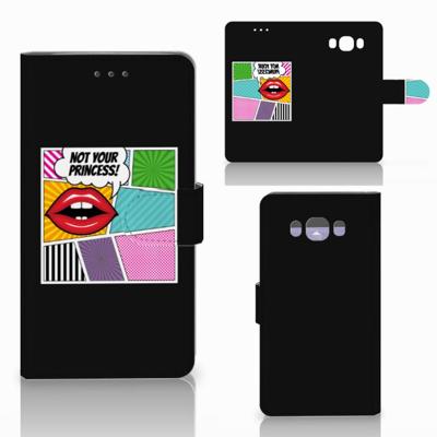 Samsung Galaxy J7 2016 | Wallet Case | met Pasjes | Popart Princess Samsung Galaxy J7 2016 | Wallet Case | met Pasjes | Popart Princess