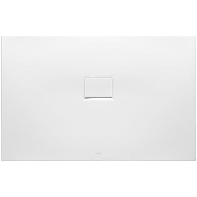 Villeroy & Boch Squaro Infinity kunststof douchebak - quaryl rechthoekig 120x90x4cm - mat wit udq1290sqi2v-rw