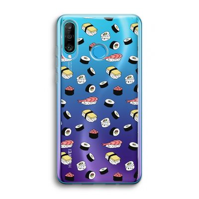 Sushi time: Huawei P30 Lite Transparant Hoesje
