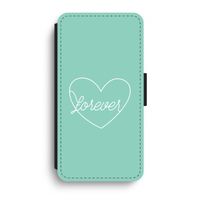 Forever heart pastel: iPhone XR Flip Hoesje