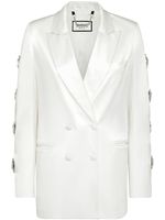 Philipp Plein blazer croisé à découpes - Blanc - thumbnail