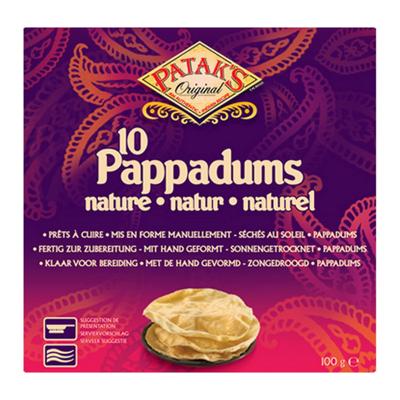 Patak's - Papadum Naturel (Klaar voor bereiding) - 100g
