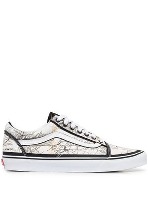 Vans baskets Old Skool à imprimé graphique - Blanc