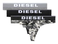 Diesel Herenstrings Camouflage 3-pack zwart