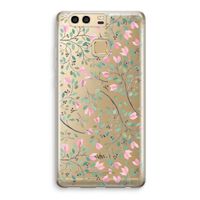 Sierlijke bloemen: Huawei P9 Transparant Hoesje