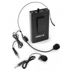 Vonyx BP10 bodypack met headset voor Vonyx UHF systemen - 863.100 MHz