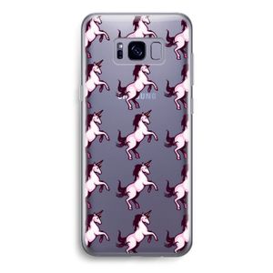 Musketon Unicorn: Samsung Galaxy S8 Transparant Hoesje