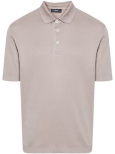 Herno polo en coton - Tons neutres