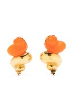 Christian Dior Pre-Owned boucles d'oreilles à design de coquillage pre-owned