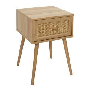 Nachtkastje Classico - 1 lade - lichtbruin - dennenhout - 39 x 39 x 55 cm