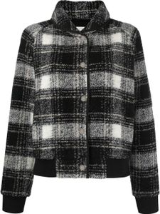 Woolrich veste bomber Gentry à carreaux - Noir