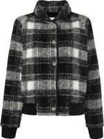 Woolrich veste bomber Gentry à carreaux - Noir