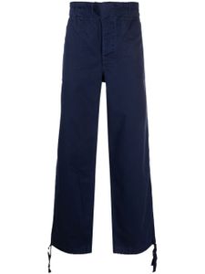 Polo Ralph Lauren pantalon droit en coton à patch logo - Noir