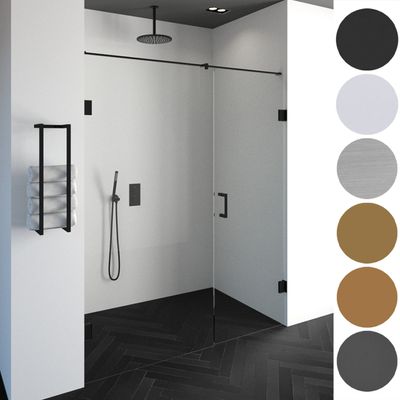 Nisdeur Compleet Just Creating Profielloos 2-Delig 150x200 cm 80/70 Goud