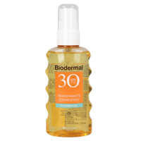 Biodermal Transparantspray hydraplus SPF30 175 Milliliter